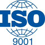 ISO 9001 Quality Management System Certification Emblem - Official Icon